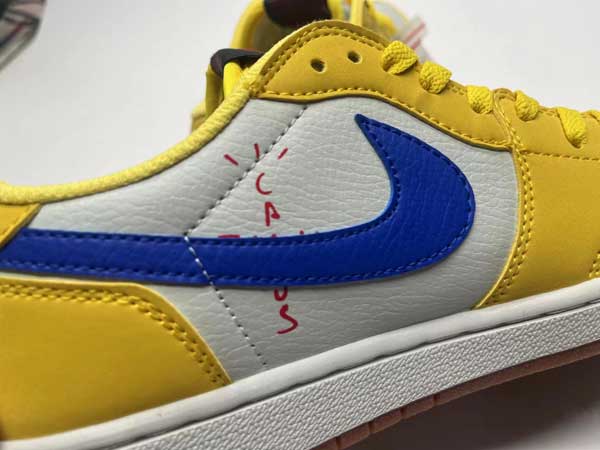 Nike Travis Scott X Jordan 1 Canary Low Shoes Wholesale High Quality-59