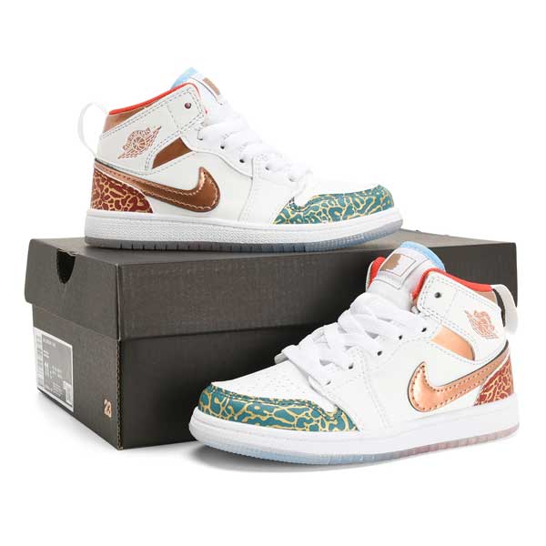 Kid Nike Air Jordan 1 Shoes Wholesale High Quality-41