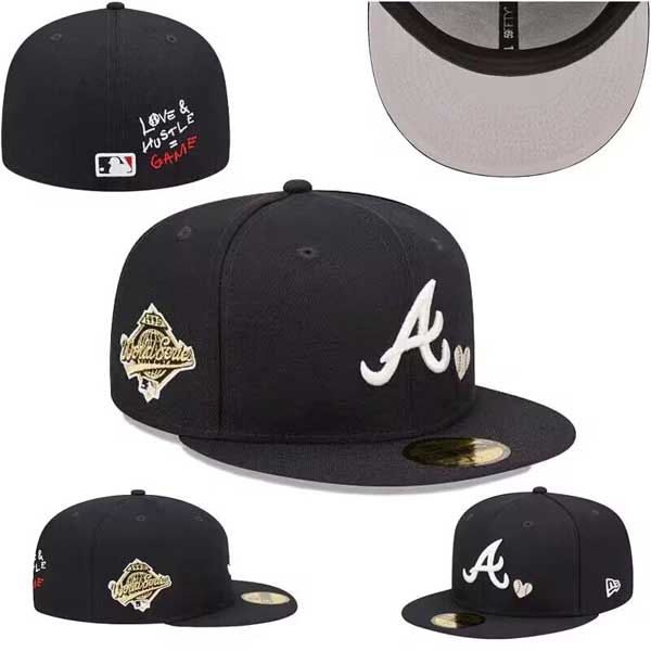Atlanta Braves Fited Caps Cheap Wholesale-2